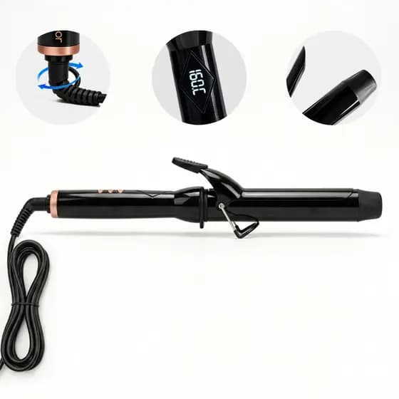 Modelador de Cachos 32mm Cerâmico Bivolt Anti-Frizz Cachos Duradouros