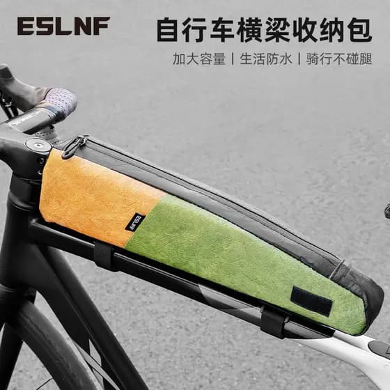 SNF Bicicleta Bolsa Feixe Dianteiro Bolsa Tubo Superior Bolsa Mountain Road Bike Dobrável Bolsa De Armazenamento À Prova