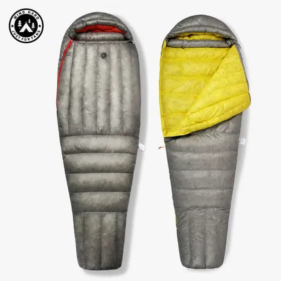 Saco de dormir Wing Horse/Fengfei DUSK Saco de dormir ultraleve 800 fofo resistente à água veludo pato para baixo estilo