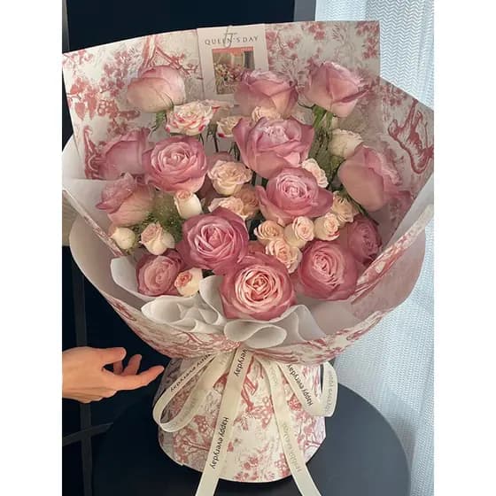 Papel de embrulho Tanabata para chá preto da tarde, loja de flores, Material de embrulho Floral à prova d'água, papel de