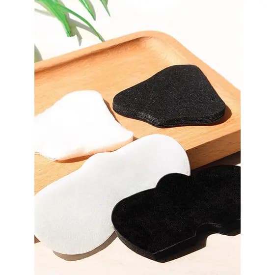 Pq801-Máscara nasal descartável de papel, máscara de asa nasal, algodão cosmético, pacote molhado, Toner, seda, bambu, c