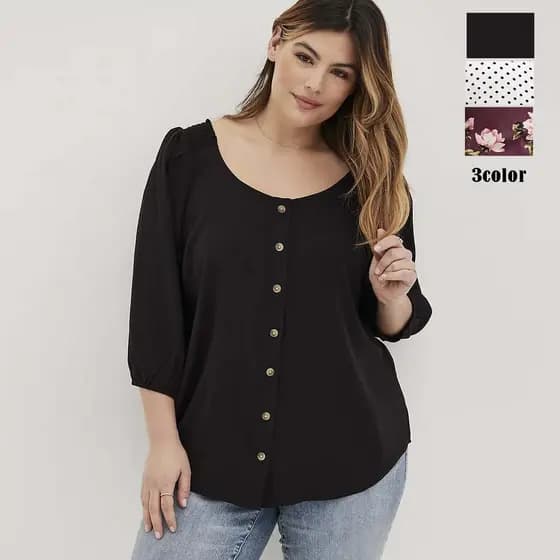 100kg roupas femininas plus Size gordura MM mais gordura Extra grande comércio exterior solto mais magro olhar manga de