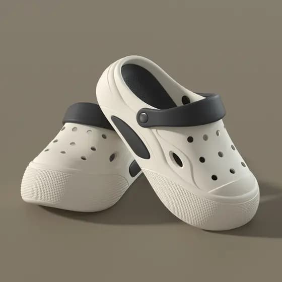 Novo estilo jardim buraco sapatos senhoras verão macio de sola grossa eva pisando na merda antiderrapante sandálias Baot
