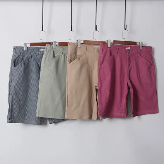 Shorts masculinos macacão shorts verão puro algodão calças casuais soltas calças esportivas retas calças masculinas Deni