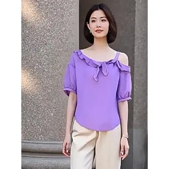 Lixin Desconto Roupas femininas duas linhas marca série gabinete remoção moda Diagonal sem alças camisa feminina exclusi