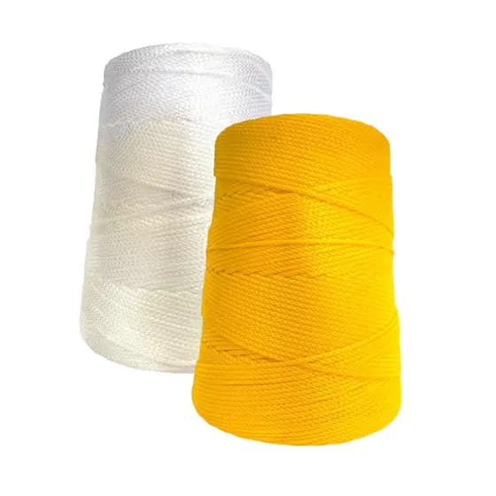 Cordão nautico 500g 3mm 500m cores Linha Rabo rato bolsa corda fio polipropileno croche trico cone