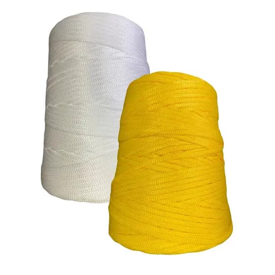 Fio Náutico Cordão 500g 5mm 305m Croche Trico Macrame Rede Bolsa Resistente Varal Crachá Credencial