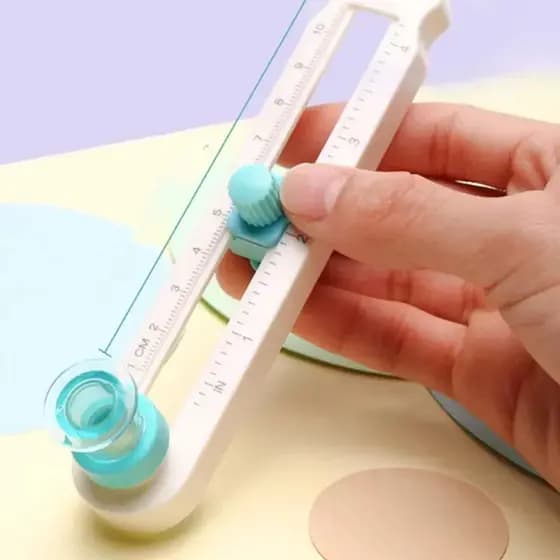 ✂️ Cortador Circular de Papel Ajustável Corte Preciso para Artesanato