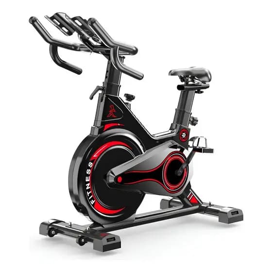 Bicicleta Spinning Ergométrica Adking Magnética Roda Inércia 13kg Vermelha Vermelho 127/220v