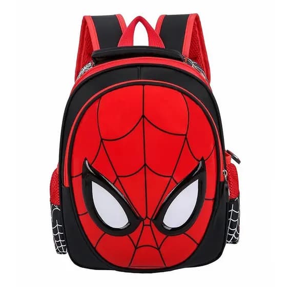 Mochila fofa de desenho animado mochila de jardim de infância impressa bolsa escolar infantil do Homem-Aranha