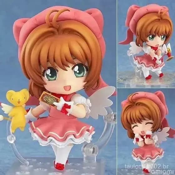 Boneco Sakura Card Captors 10 Cm Articulado Série 400 Nendoroid Action Figure Colecionável