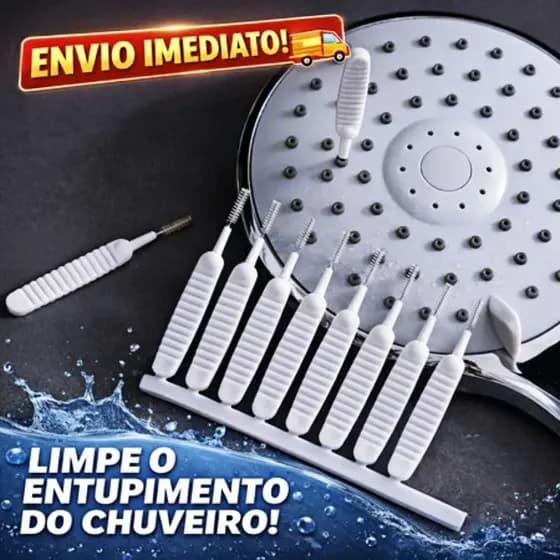 Kit 10/20/30 Escova Desentope Chuveiro Mini Limpador Celular Multifuncional-HSQJS1