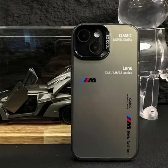 BMW Logotipo IMD Capinha Para IPhone 17 13 12 11 Normal X XR XS 8 7 15 14 16 PRO MAX PLUS Ar Silicone Capa De Telefone