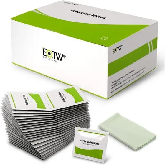Toalhetes para Limpeza de Tela de Computador EOTW, Embalados Individualmente, Pré-Umedecidos, para Limpeza de Monitores