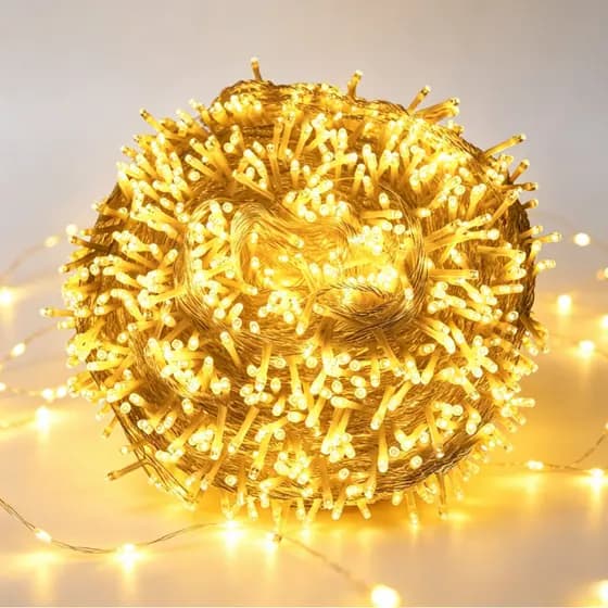 Fio de Fada Solar 10m com 240 LEDs 8 Modos IP65 para Área Externa à Prova d’Água
