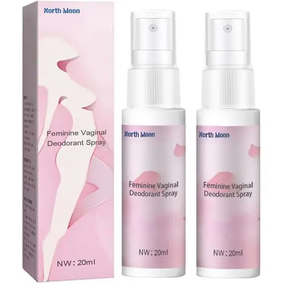 2 unidades de Spray Desodorante Íntimo Feminino, Spray para Partes Íntimas Femininas, Spray de Proteção contra Odor para