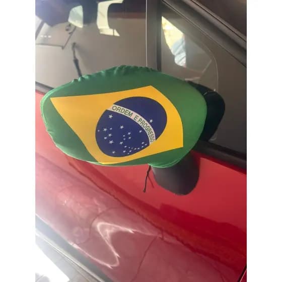 Capa para retrovisor de carro Brasil copa do mundo