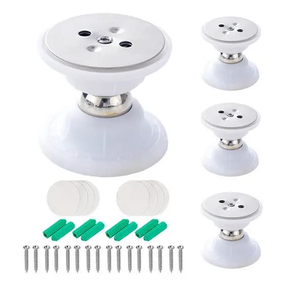 Kit 4 Prendedor Magnético Adesivo Porta Batedor Fixador Forte e Prático