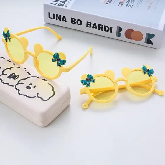 Crianças óculos de sol óculos de sol crianças Mickey Mouse dos desenhos animados bonito meninas protetor solar Anti-ultr