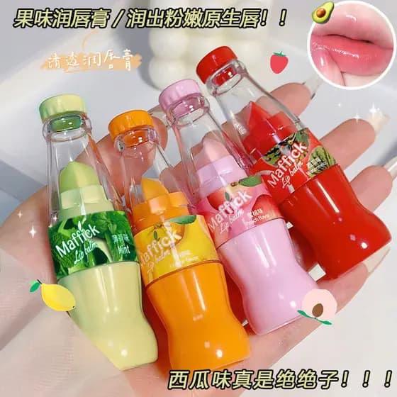 Soda bálsamo labial feminino hidratante hidratante Anti-secagem estudante dedicado seco rachado bálsamo labial cuidados