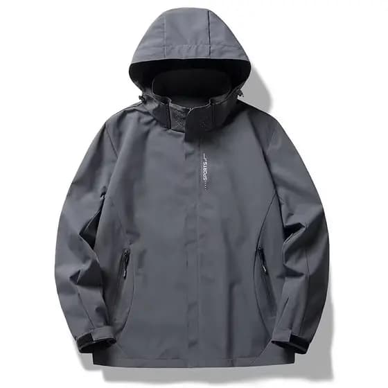 Pedidos de comércio exterior jaqueta traseira masculina primavera outono estilo americano à prova de vento impermeável b