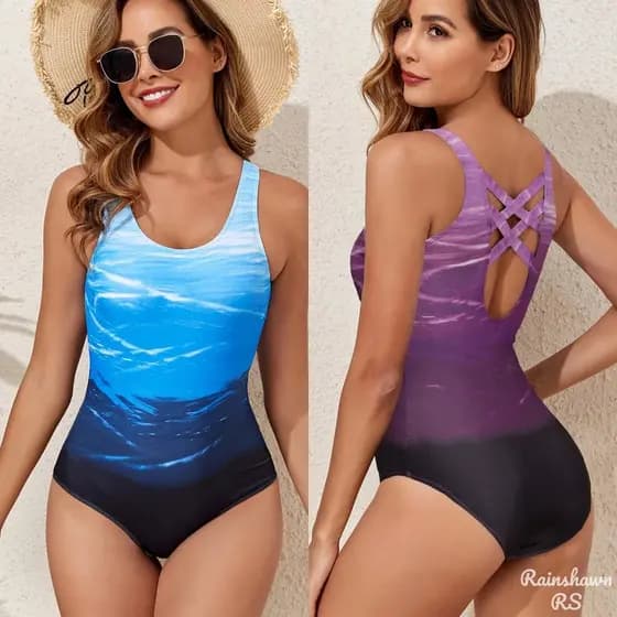 LS|Fato de Banho de Uma Peça de Colete Maio Plus Size Maio Natação Maio Feminino Praia Roupa De Praia Maior de Praia