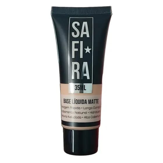 Base líquida Matte Safira Alta Cobertura 35 ml