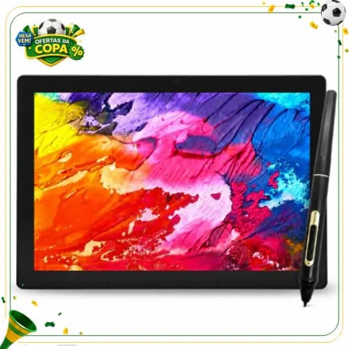 Mesa Digitalizadora 10,1” IPS Alta Resolução Caneta USB-C para Ilustração Design e Arte Digital