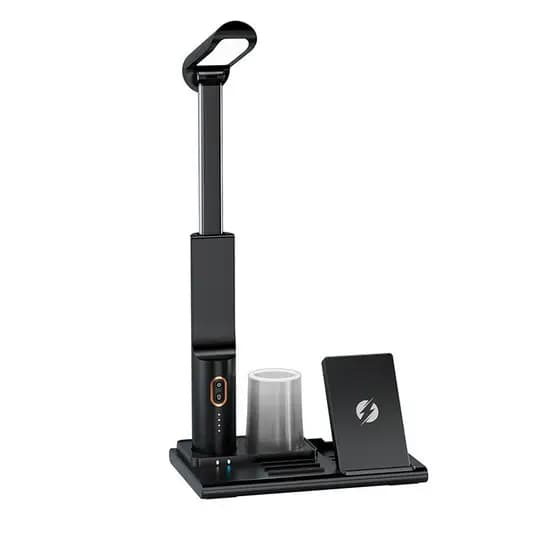 Lanterna de Mesa LED, Caneta Sem Fio Recarregável, 3 em 1, Caneta Sem Fio Recarregável para Celular, Caneta para Escritó