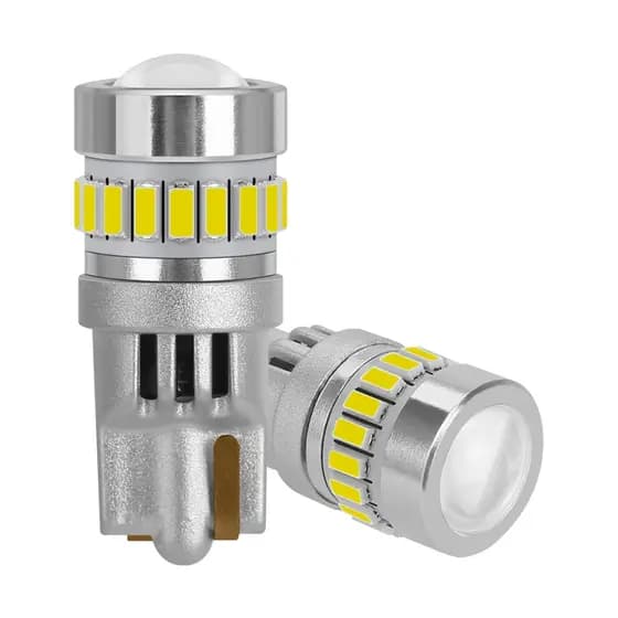 Lâmpada Led Pingo T10 Canhão 6000k Extra Forte conjunto LED com Pair of Pingo T10 Projector Bulbs Canbus