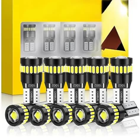 Kit Lâmpadas LED 194/168/2825/W5W/T10 6000K 19 SMD 3014 CANBUS 10un