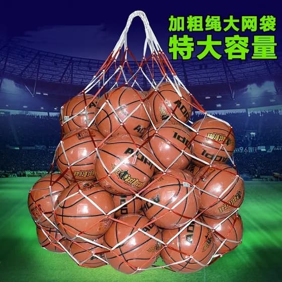 Basquete grande net bolso bola saco grande capacidade multifuncional basquete net saco de armazenamento basquete futebol