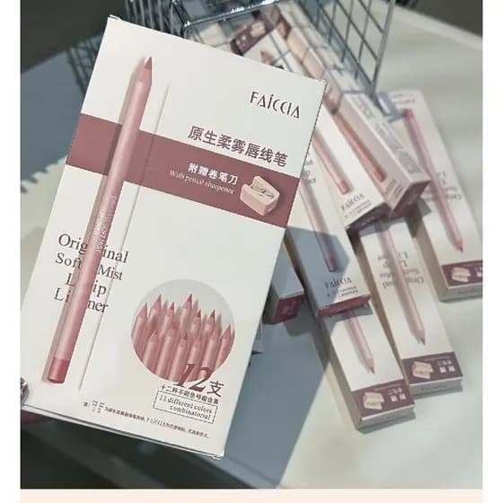 Genuíno Feixi faiccia Native Soft Mist Lip Liner Fosco À Prova D 'Água Não É Fácil de Desbotar Caneta Batom Contorno