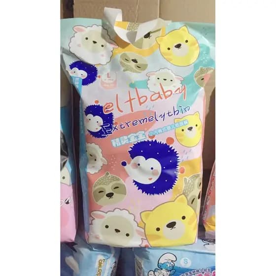 Elf calcinha de bebê estilo Pull-up calças da criança fraldas L46 peças XL42 peças XXL38 peças XXXL34 peças