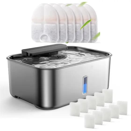 Filtros Refil Fonte Bebedouro Gatos Cães Pet NEWPET 12L Bebedouro Fonte Gato Cão Com Filtragem E Purificação Pet(6 PCS)