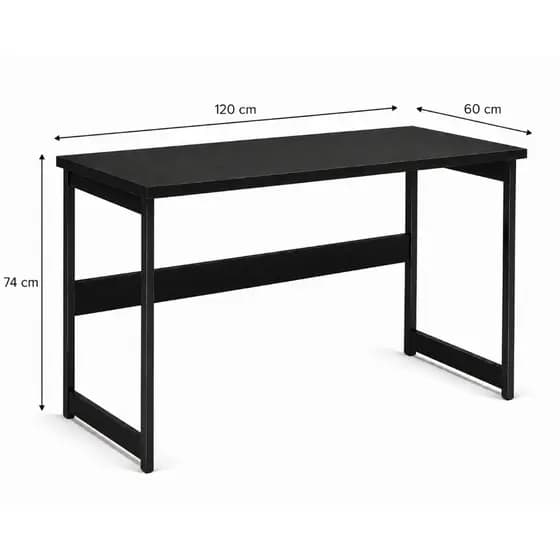 Mesa Escrivaninha Grande Industrial 120x60x74 cm resistente para computador, escritório, home office