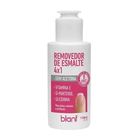 Removedor de Esmalte 4x1 Blant – Sem Acetona, Hidrata, Protege e Cuida das Unhas e Cutículas
