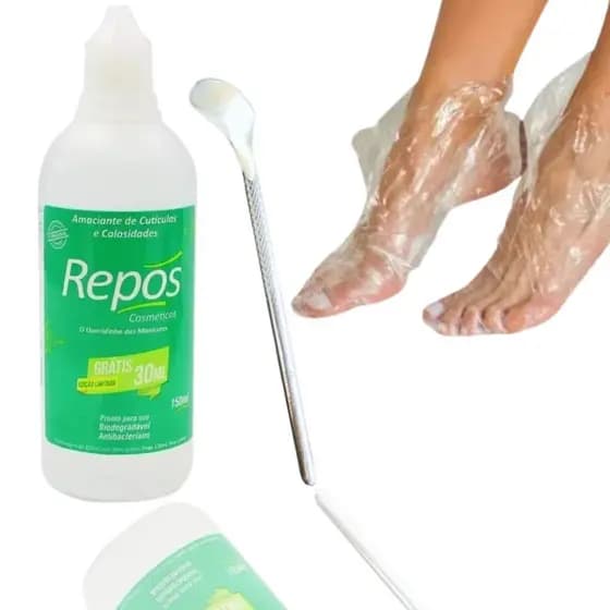 kit Spa dos pés rachado calcanhar amaciante repós + espatula e 10 botas descartaveis