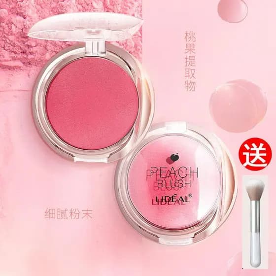 High-End sentimento monocromático blush feminino novo estilo venda quente expansão Natural cor rosa blush paleta genuíno