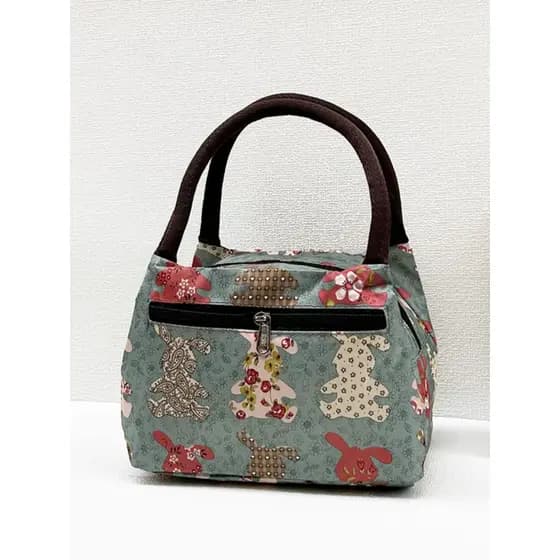 Moda mãe saco pequena bolsa de almoço à prova dwaterproof água saco de compras de mercearia trabalhador de escritório bo
