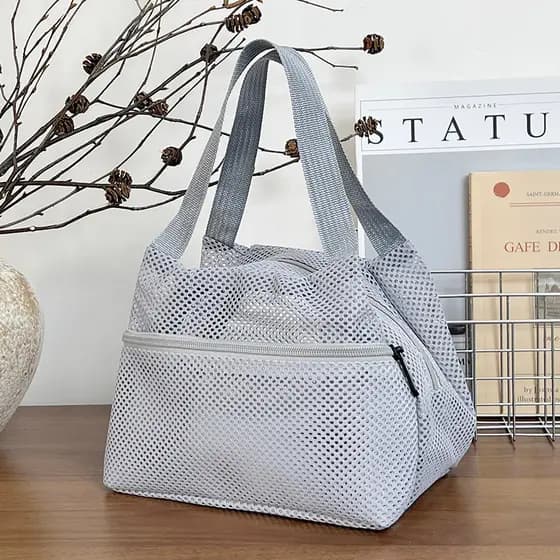 Bolsa de cosméticos saco do telefone móvel estudante lancheira saco de almoço saco de higiene pessoal saco de armazename