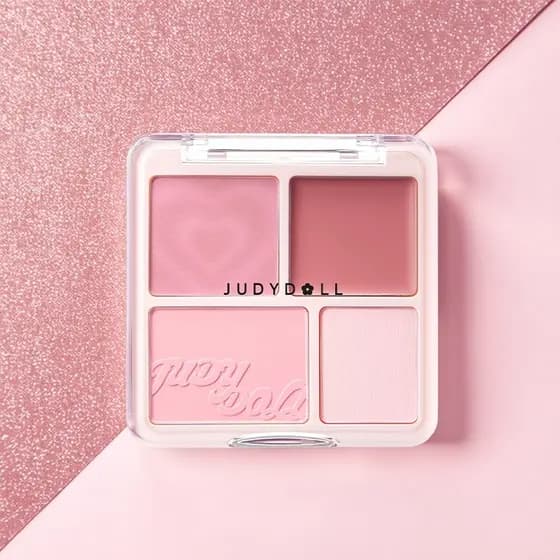Nova cor judydoll judydoll blush disco alto Liu Haosun mesmo estilo blush creme em pó blush lama expansão cor alto brilh