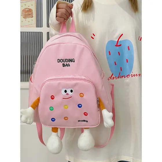 Mochila de biscoito de desenho animado, 2025, estudantes da escola primária, novo estilo, mochila escolar, grande capaci