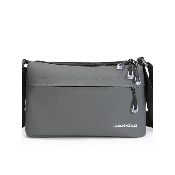 Nova moda casual multifuncional de grande capacidade impermeável resistente ao desgaste bolsa de ombro casual simples le