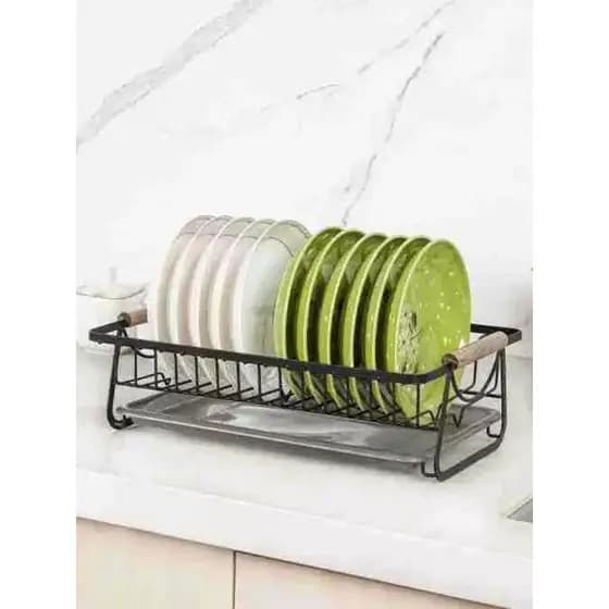 Japonês cozinha dreno prato rack bancada talheres armário filtro de água rack prato cesta armazenamento prato dreno rack