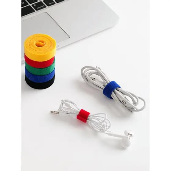 Casa Velcro fio fixo cabo organizador fone de ouvido carregamento dados cabo armazenamento rede cabo gravata cabo gravat