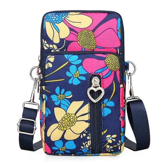 2023 novo estilo saco do telefone móvel grande feminino mensageiro moeda bolsa Oxford pano à prova dwaterproof água Halt