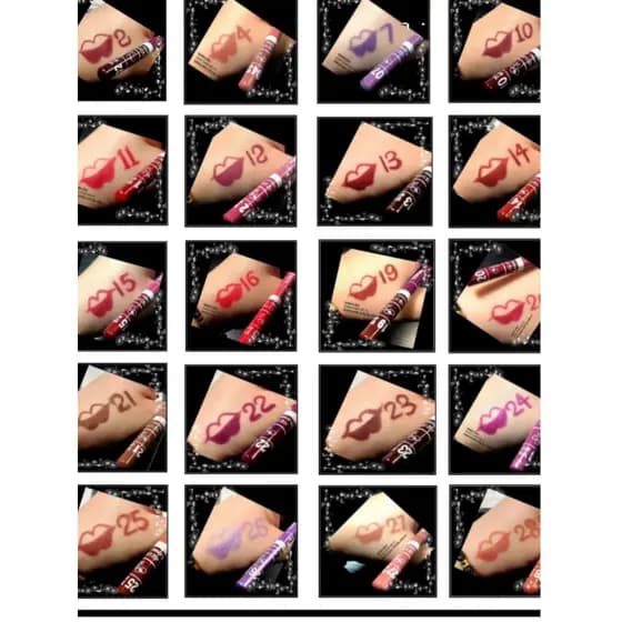 Frete grátis 30 cores à prova d'água à prova de suor delineador labial compre 2 e ganhe 1 grátis Nude marrom vinho verme