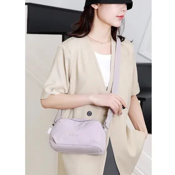 2025 verão novo estilo Jerons All-Match Commuter mochila feminina pequena bolsa de lona Multi-bolso um ombro mensageiro