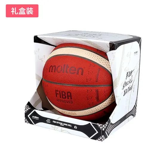 Oficialmente autorizado fundido fundido basquete FIBA certificação Indoor profissional jogo bola de couro basquete BG500